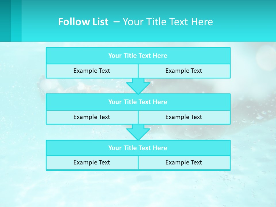 Child In The Pool PowerPoint Template