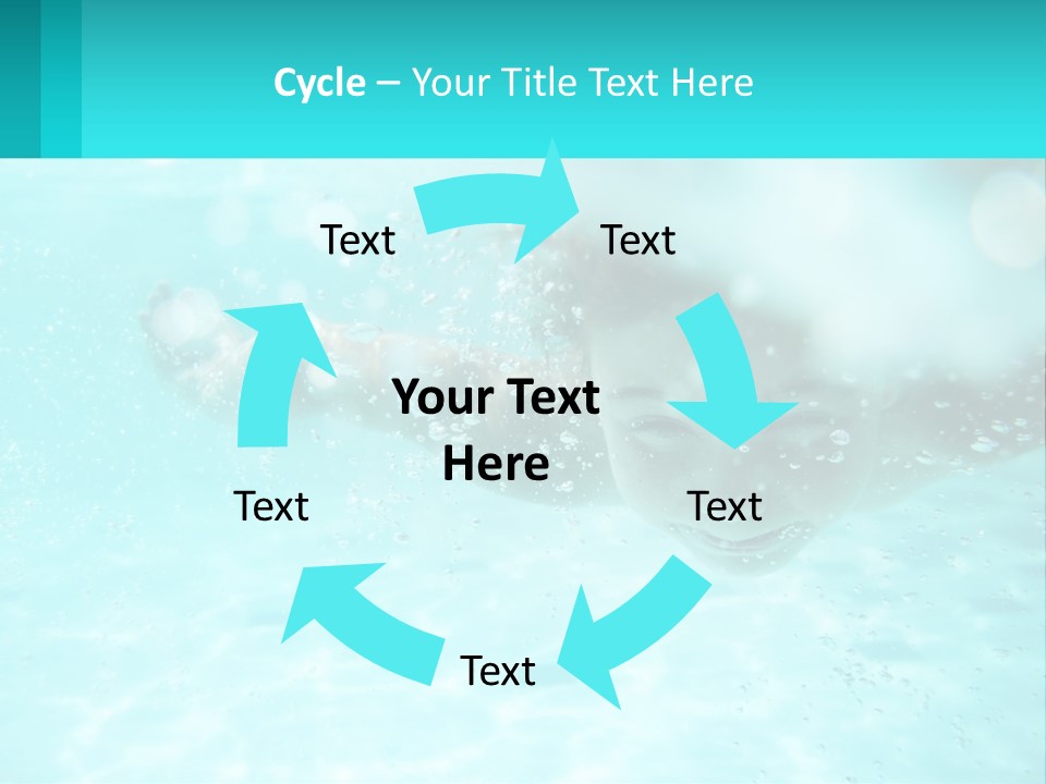 Child In The Pool PowerPoint Template