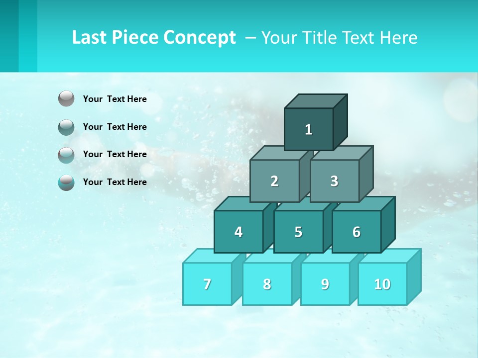 Child In The Pool PowerPoint Template