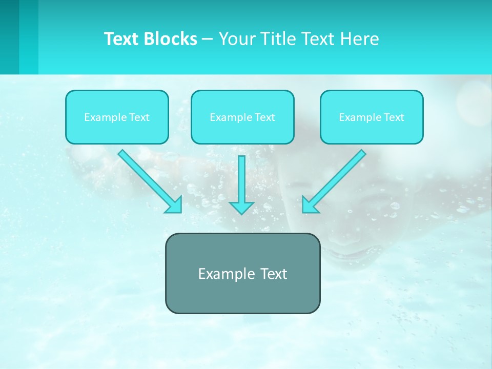 Child In The Pool PowerPoint Template
