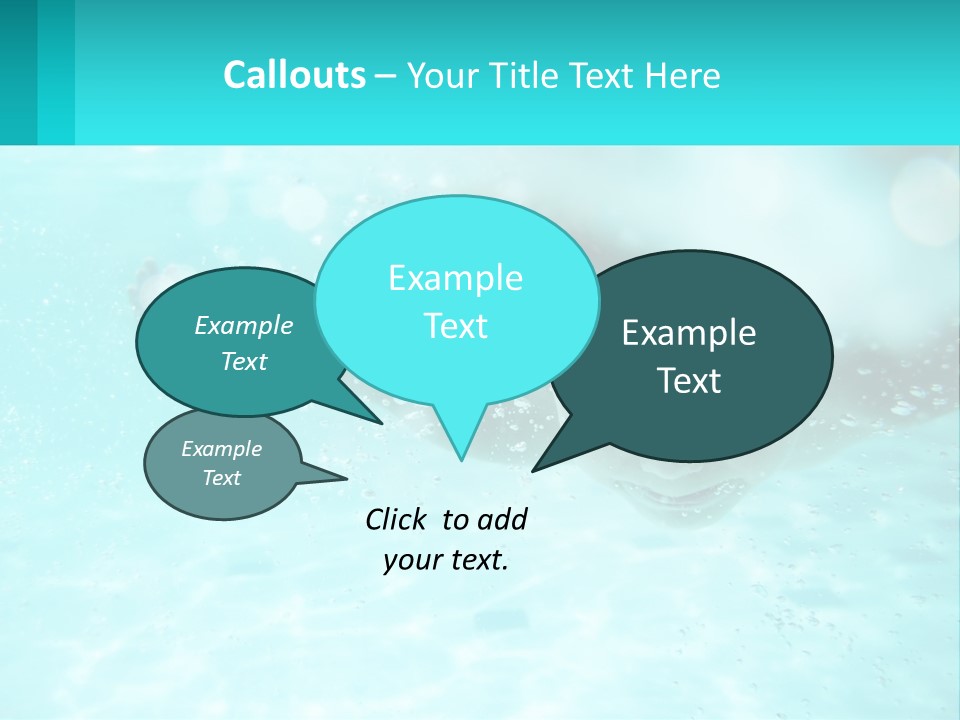 Child In The Pool PowerPoint Template