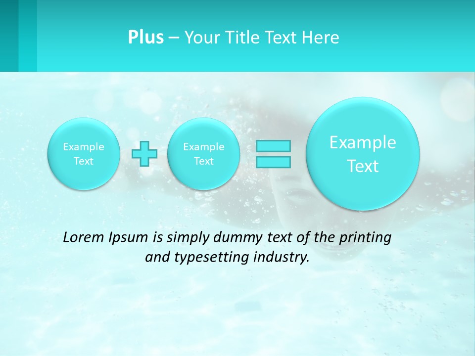 Child In The Pool PowerPoint Template