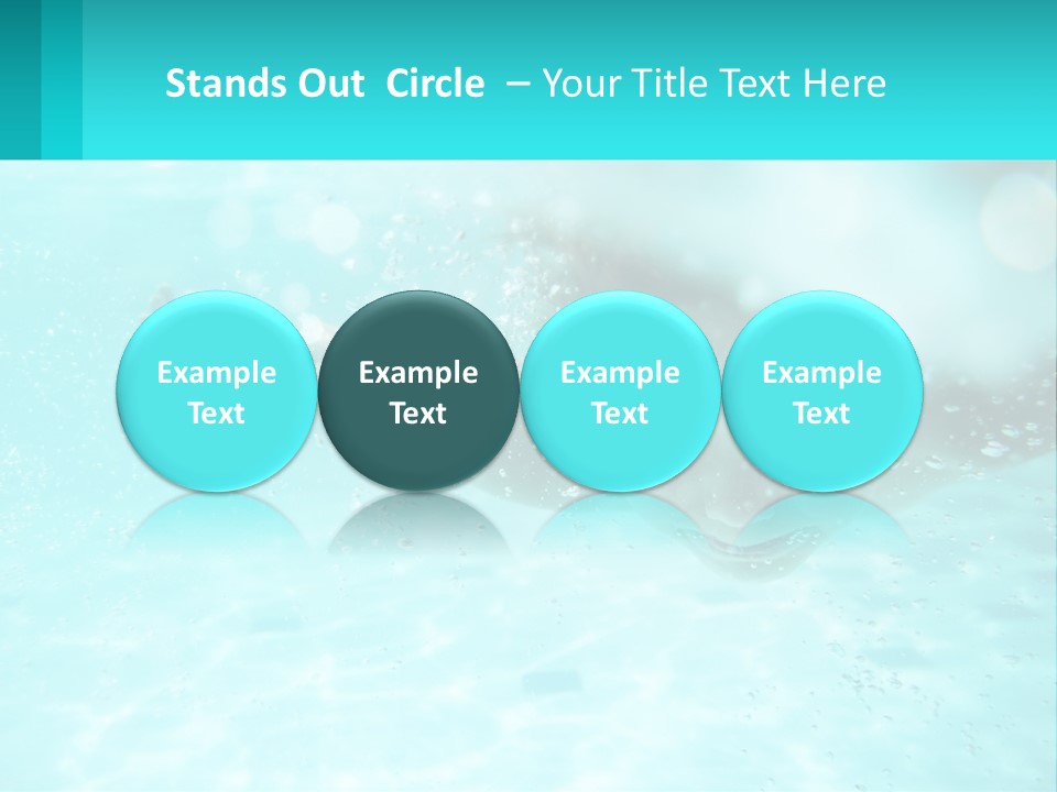 Child In The Pool PowerPoint Template