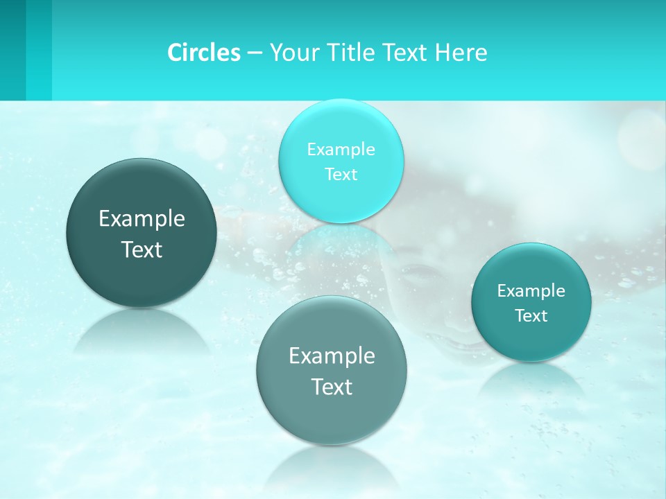 Child In The Pool PowerPoint Template