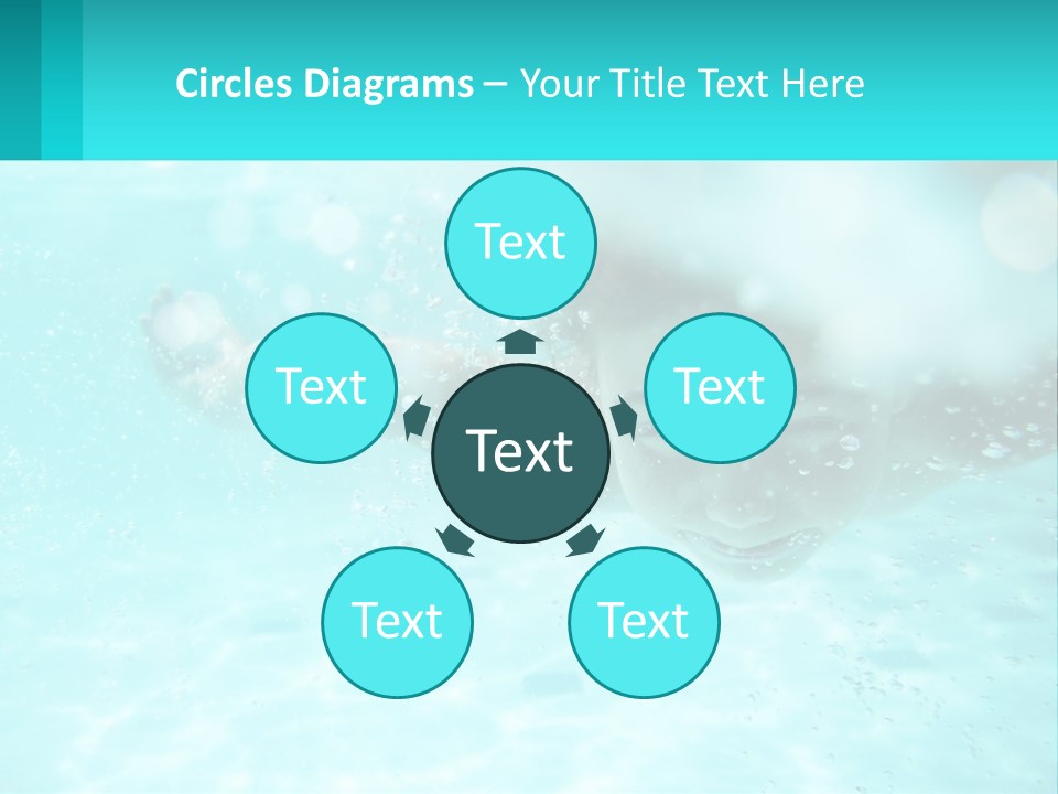 Child In The Pool PowerPoint Template