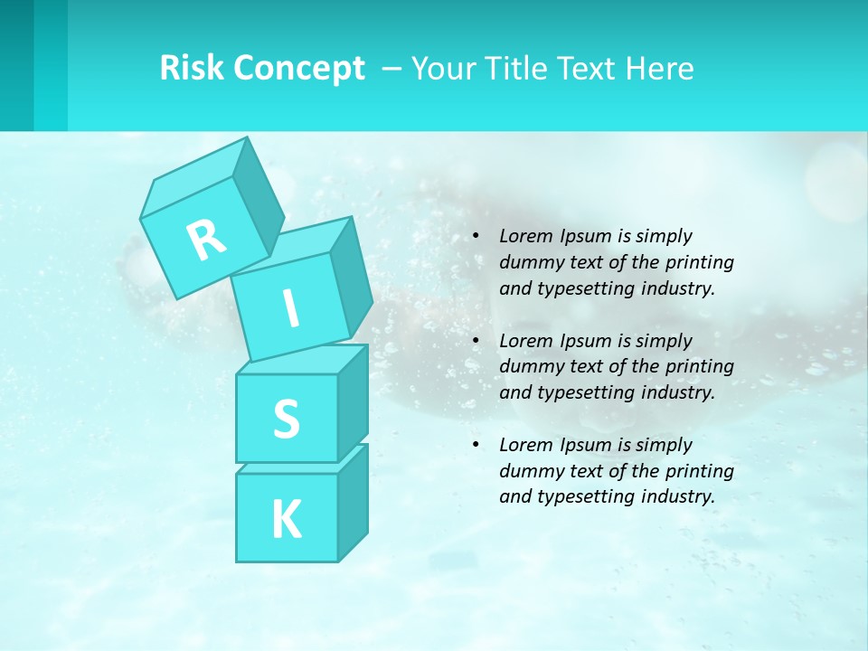 Child In The Pool PowerPoint Template