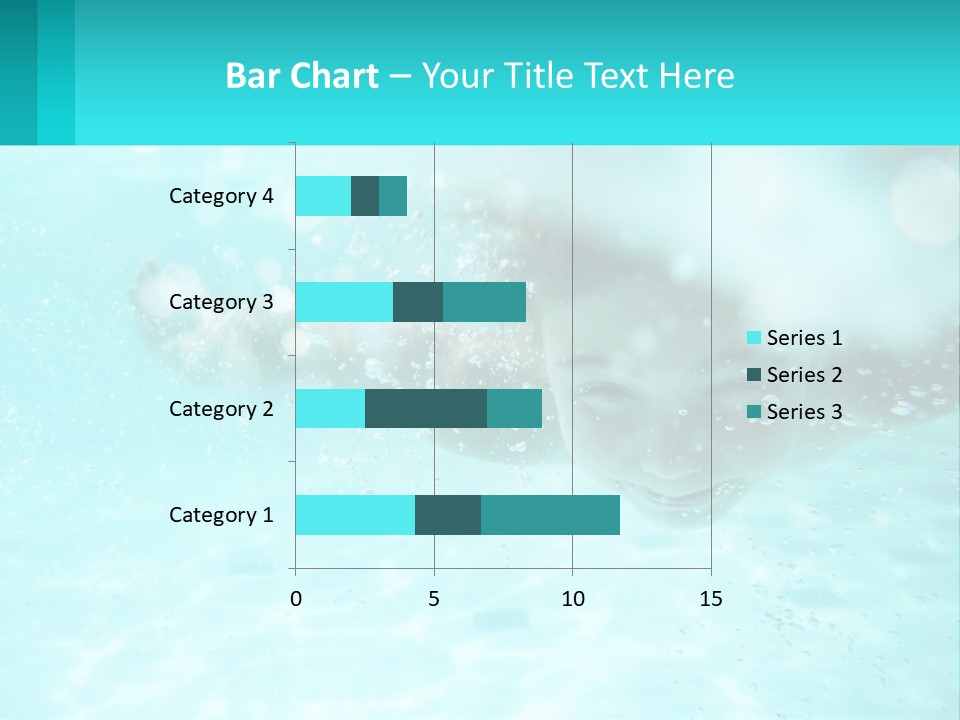 Child In The Pool PowerPoint Template