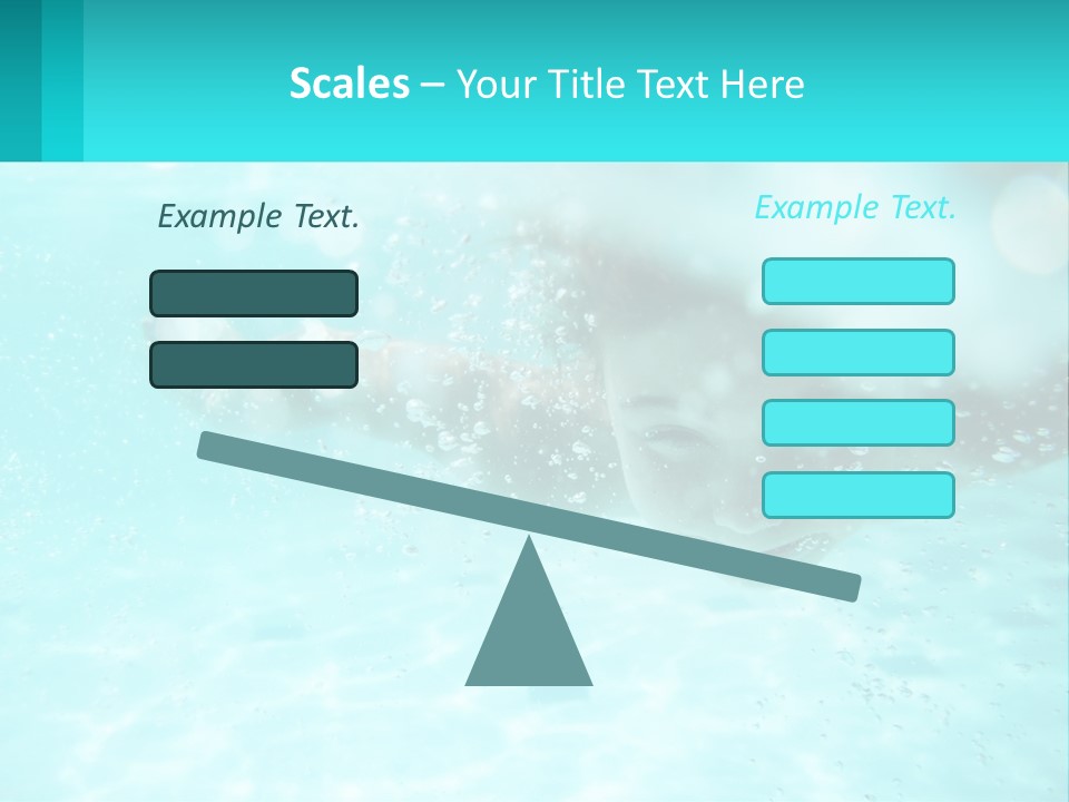 Child In The Pool PowerPoint Template