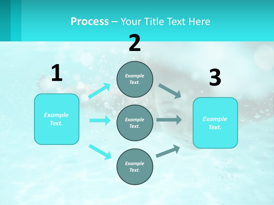 Child In The Pool PowerPoint Template