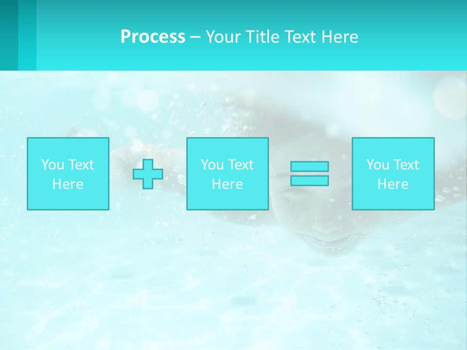 Child In The Pool PowerPoint Template