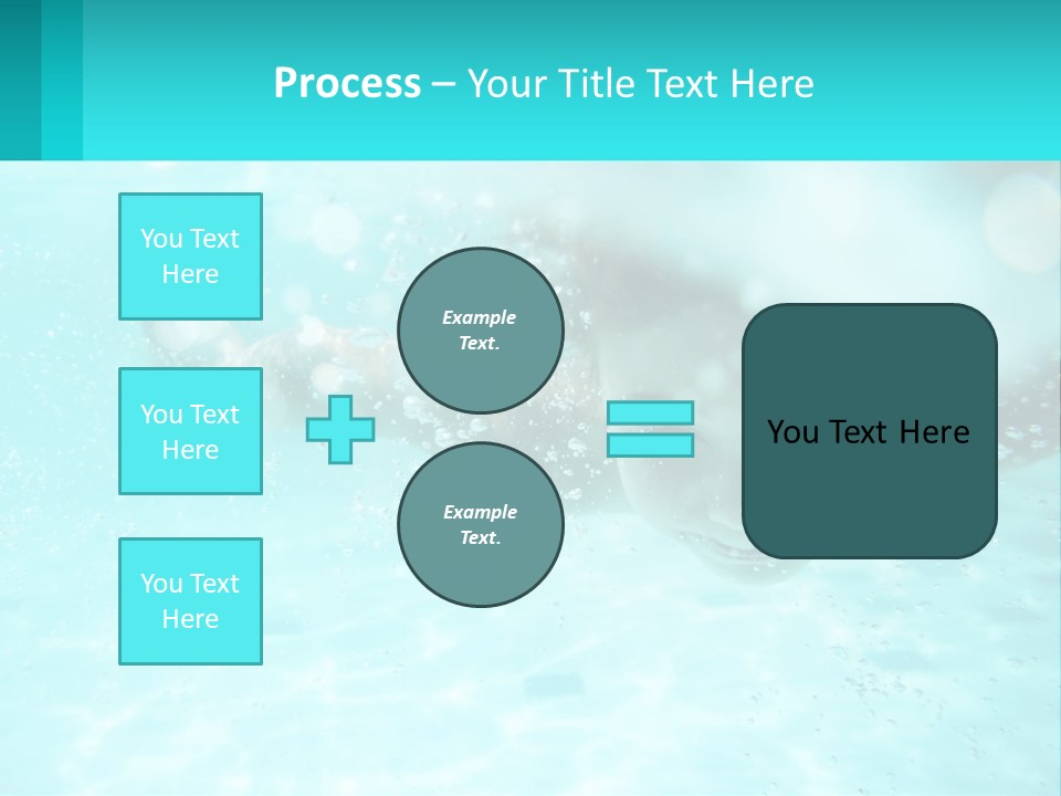 Child In The Pool PowerPoint Template