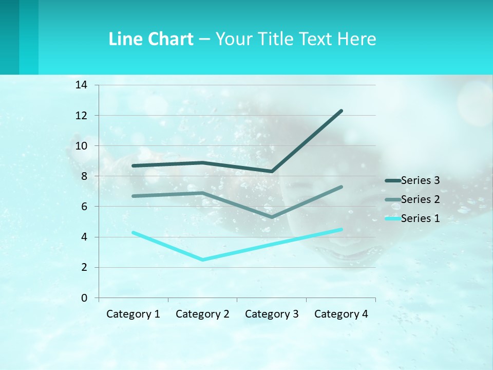 Child In The Pool PowerPoint Template