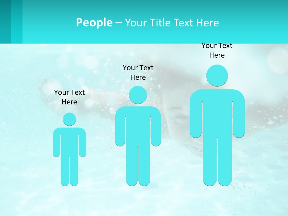 Child In The Pool PowerPoint Template