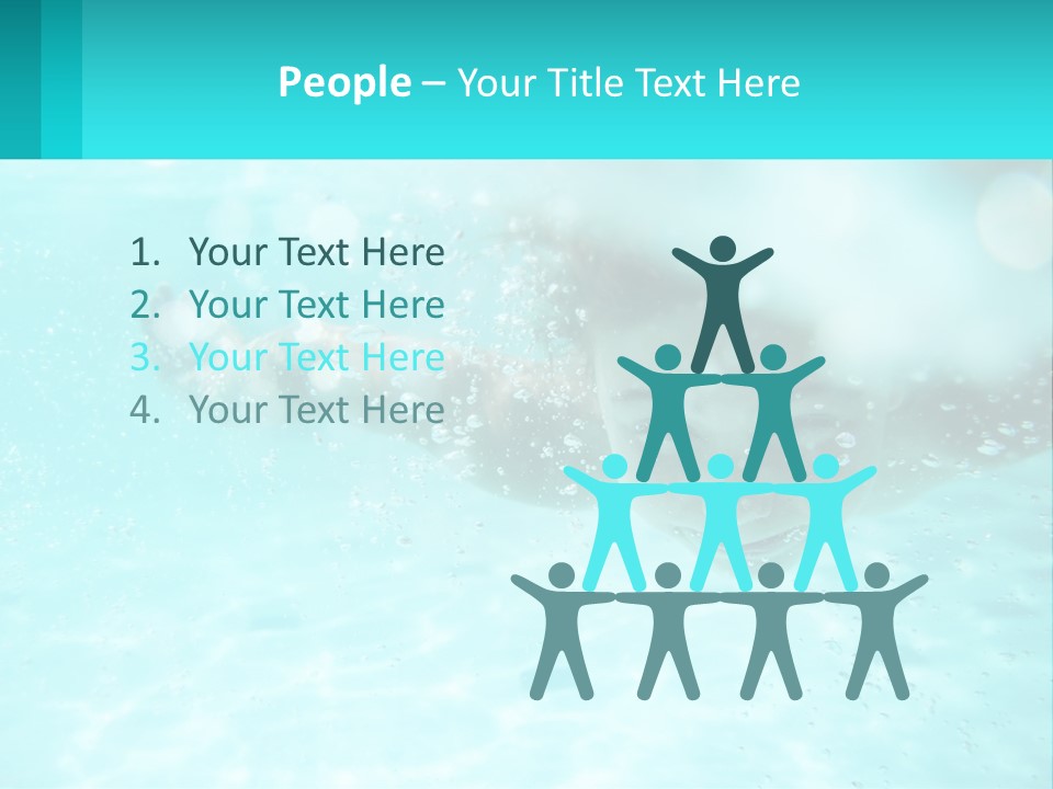 Child In The Pool PowerPoint Template