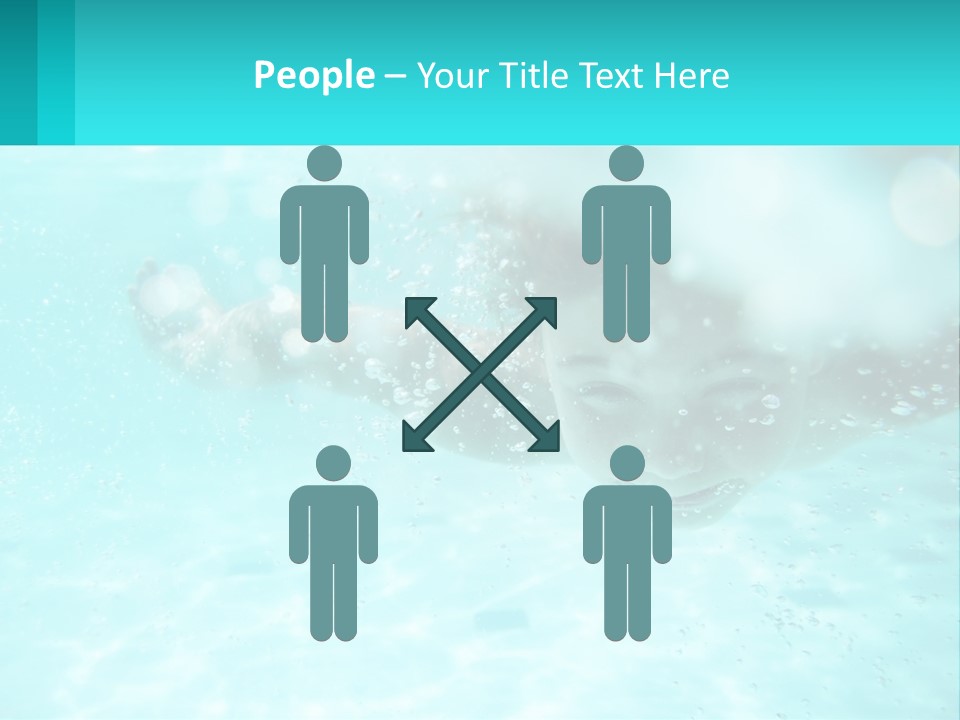 Child In The Pool PowerPoint Template