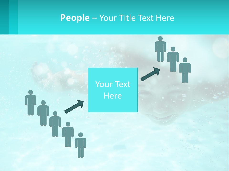 Child In The Pool PowerPoint Template