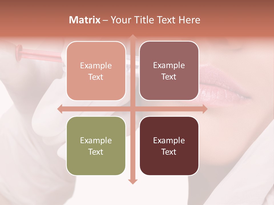 Botox Injection In The Lips PowerPoint Template