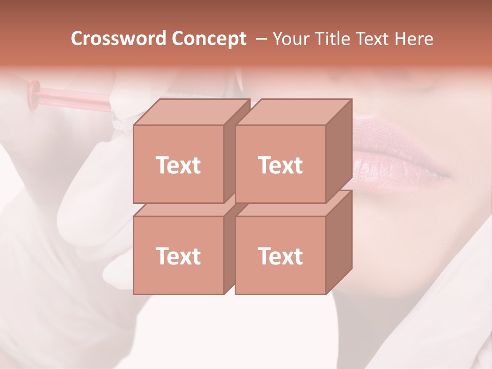 Botox Injection In The Lips PowerPoint Template