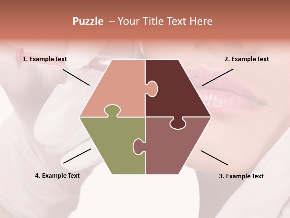 Botox Injection In The Lips PowerPoint Template