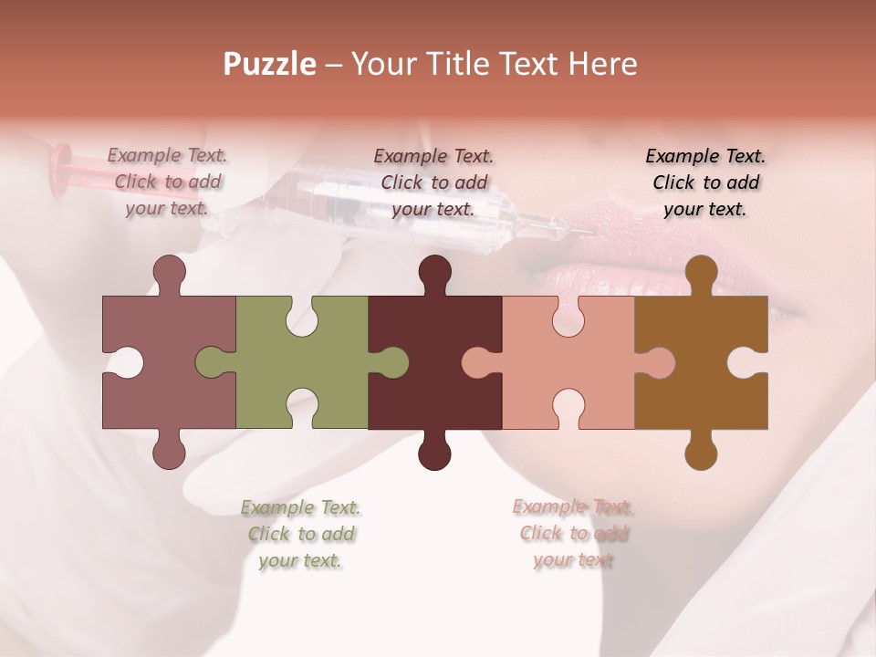 Botox Injection In The Lips PowerPoint Template