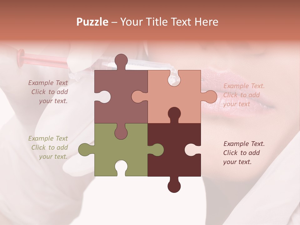 Botox Injection In The Lips PowerPoint Template