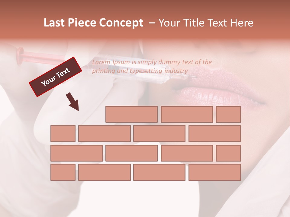 Botox Injection In The Lips PowerPoint Template