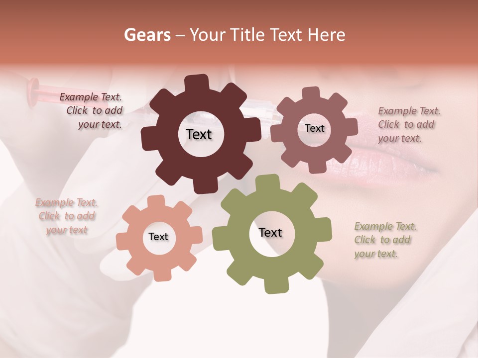 Botox Injection In The Lips PowerPoint Template