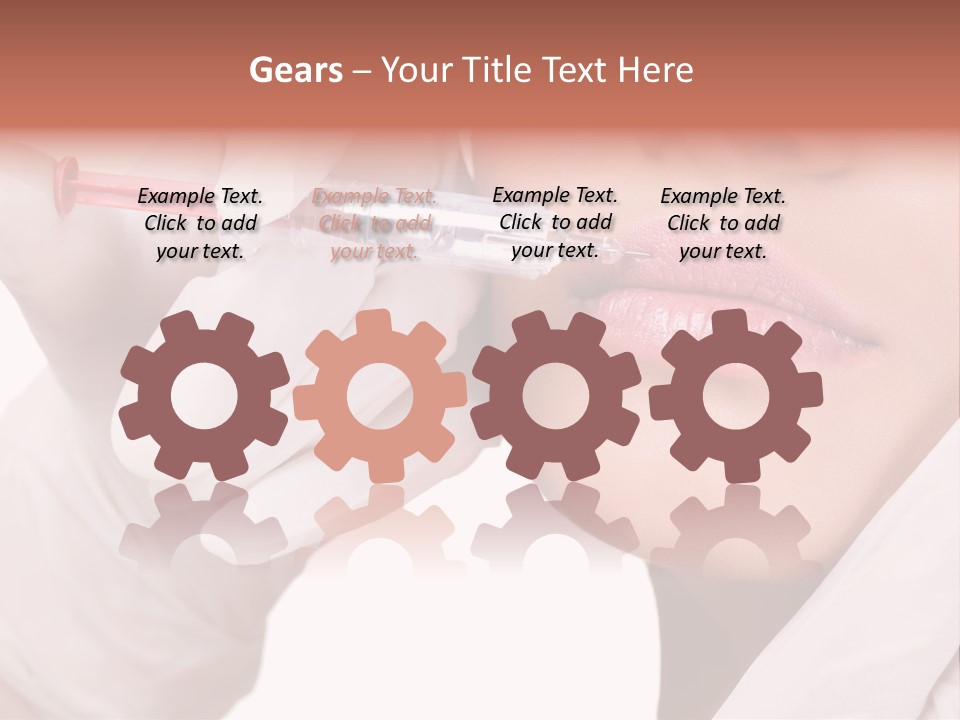 Botox Injection In The Lips PowerPoint Template