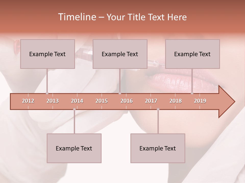 Botox Injection In The Lips PowerPoint Template
