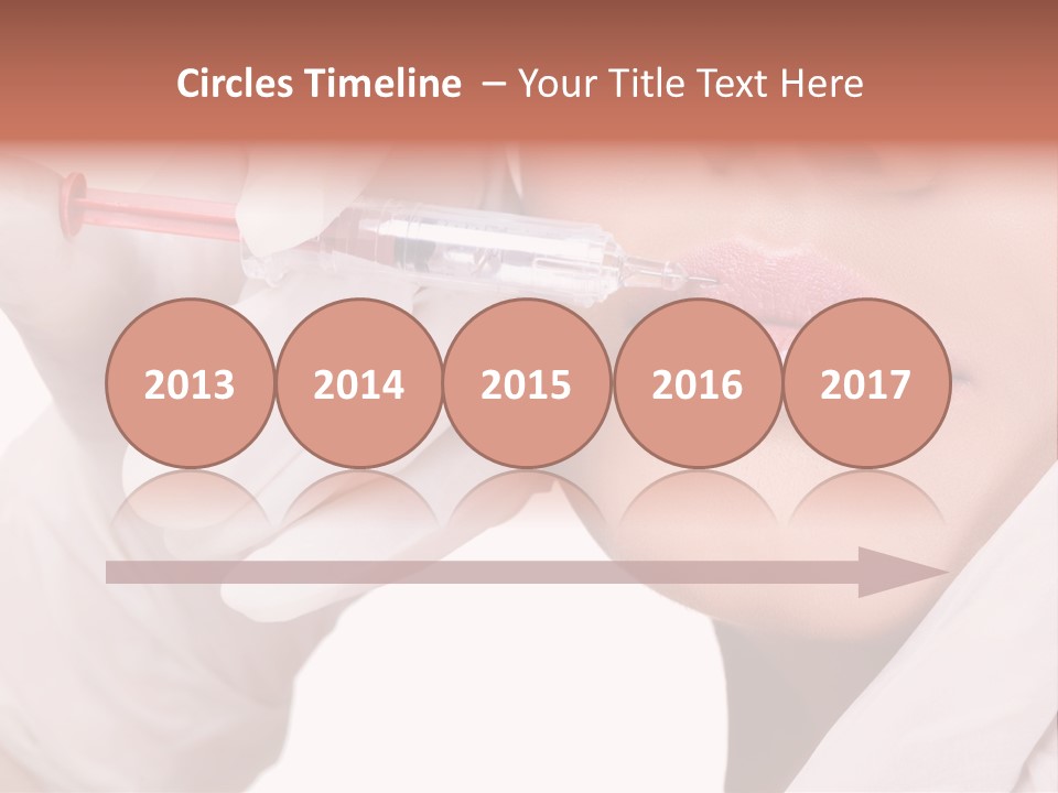 Botox Injection In The Lips PowerPoint Template