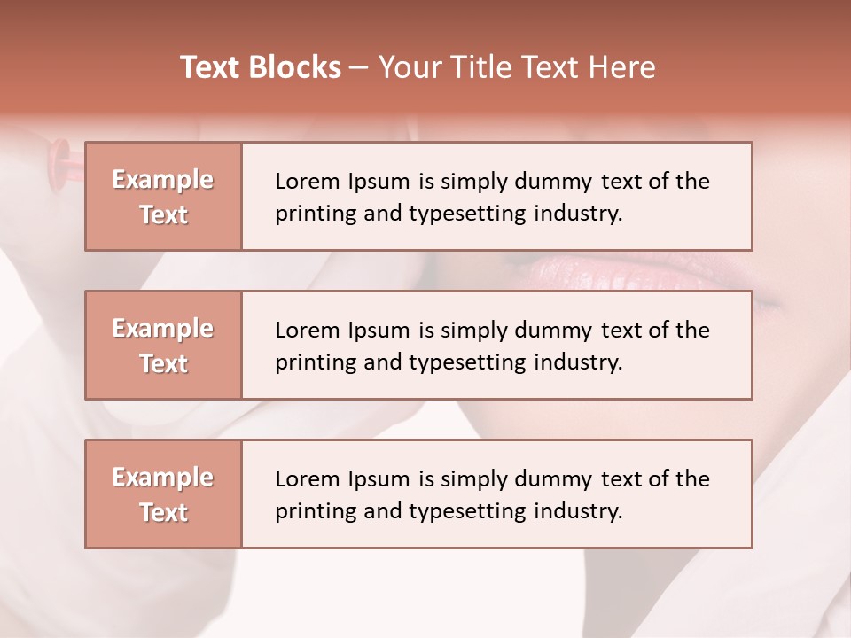 Botox Injection In The Lips PowerPoint Template