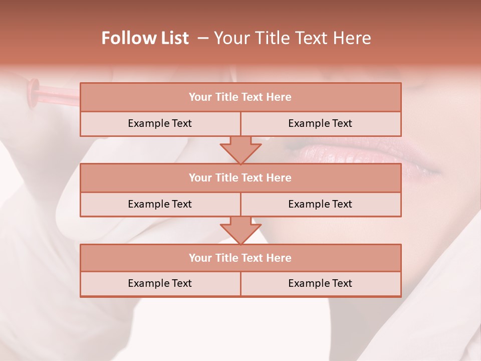 Botox Injection In The Lips PowerPoint Template
