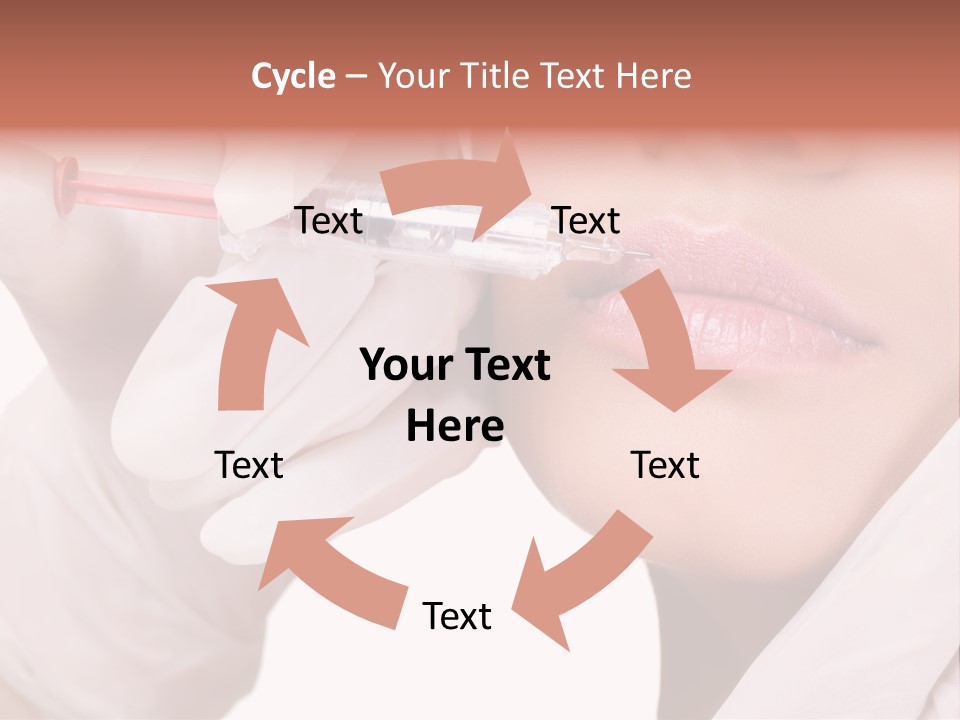 Botox Injection In The Lips PowerPoint Template