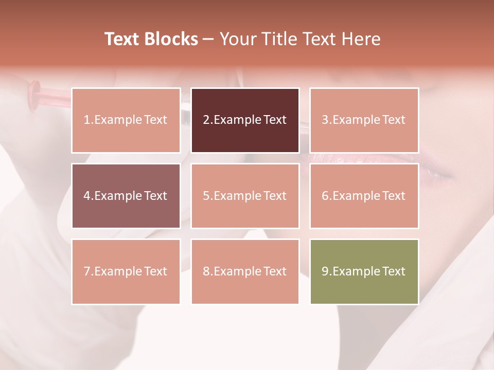 Botox Injection In The Lips PowerPoint Template