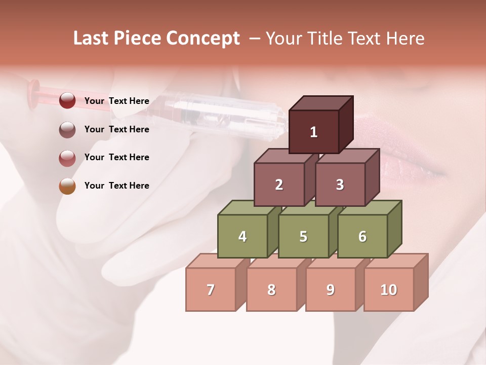 Botox Injection In The Lips PowerPoint Template