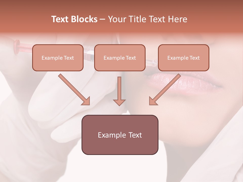 Botox Injection In The Lips PowerPoint Template