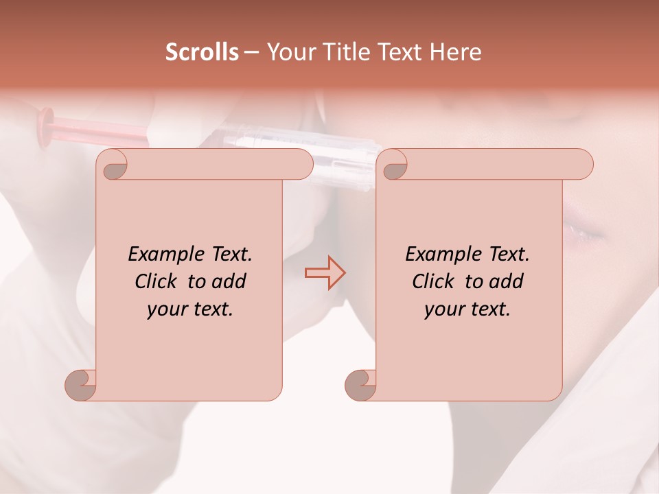 Botox Injection In The Lips PowerPoint Template