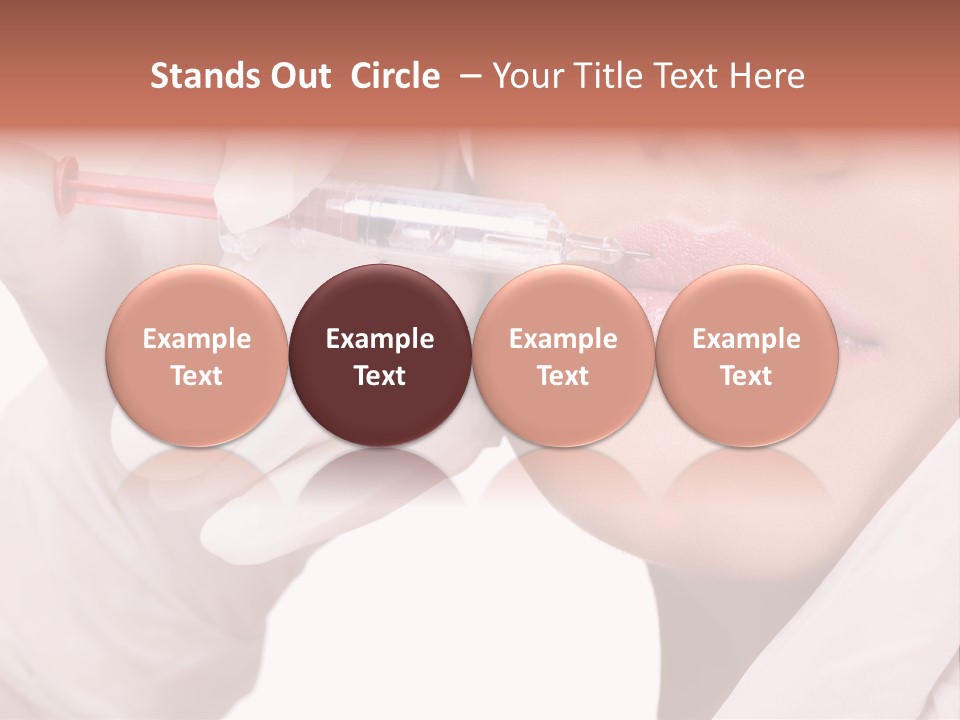 Botox Injection In The Lips PowerPoint Template