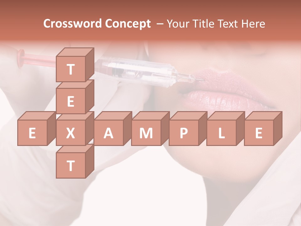 Botox Injection In The Lips PowerPoint Template