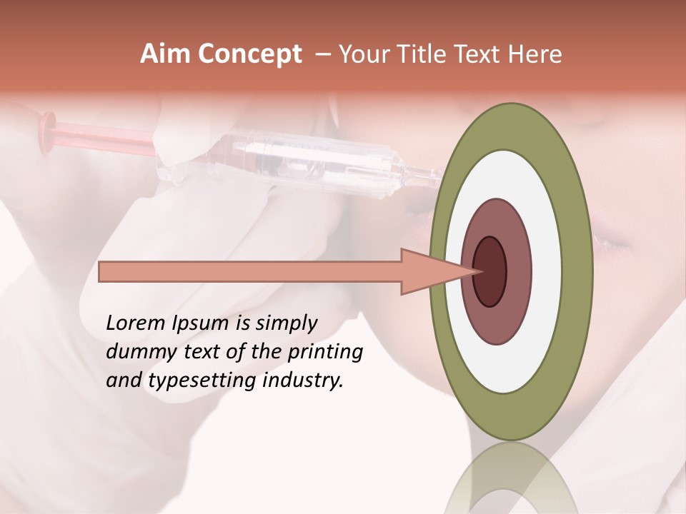 Botox Injection In The Lips PowerPoint Template