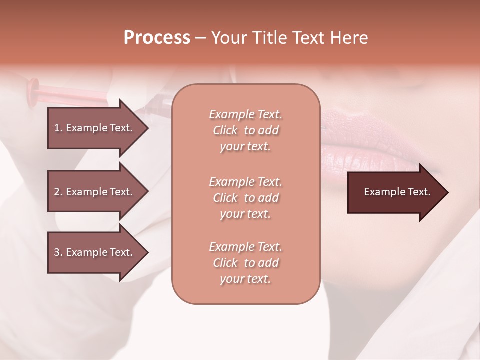 Botox Injection In The Lips PowerPoint Template