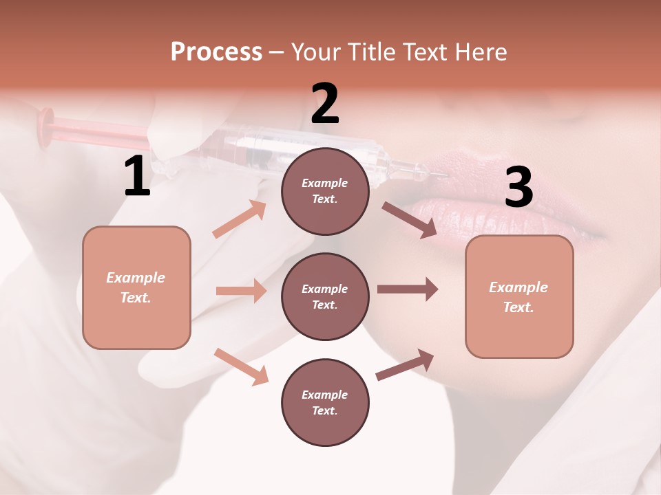 Botox Injection In The Lips PowerPoint Template