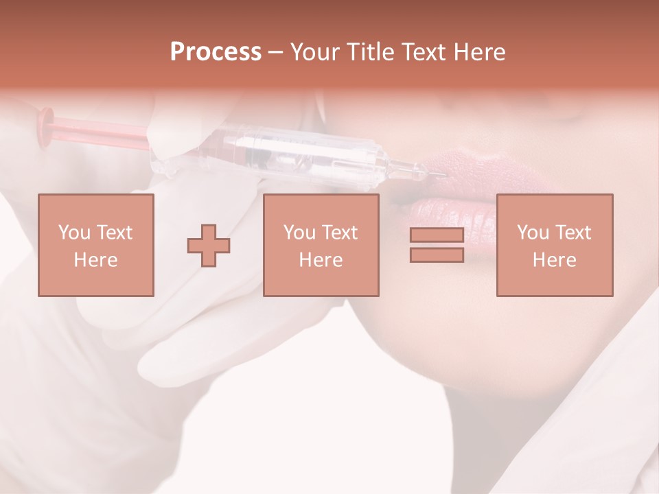 Botox Injection In The Lips PowerPoint Template