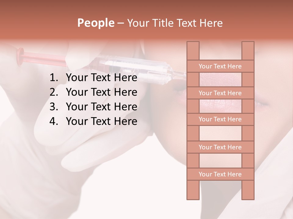 Botox Injection In The Lips PowerPoint Template