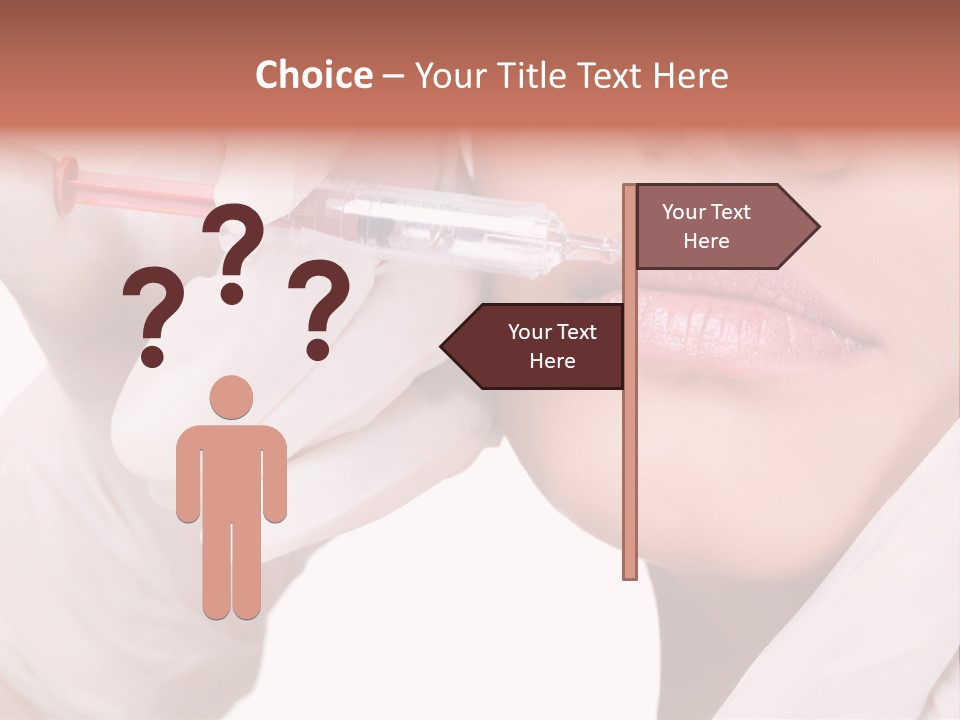 Botox Injection In The Lips PowerPoint Template