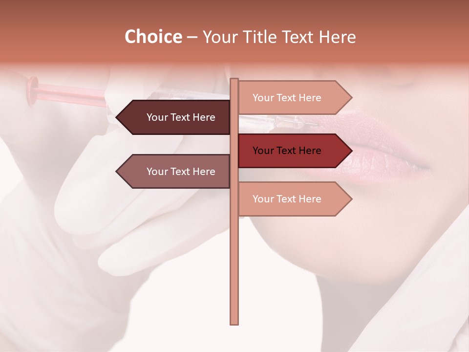 Botox Injection In The Lips PowerPoint Template