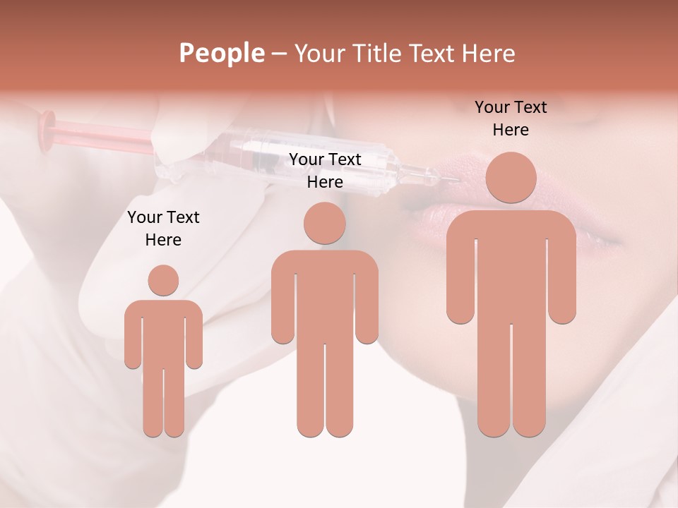 Botox Injection In The Lips PowerPoint Template