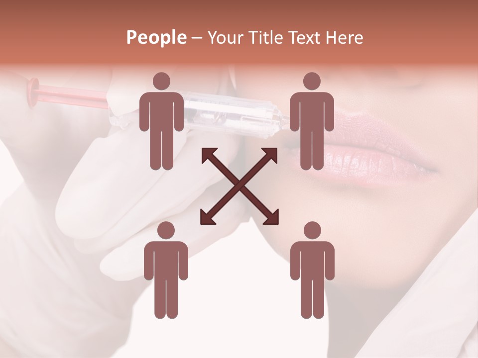 Botox Injection In The Lips PowerPoint Template