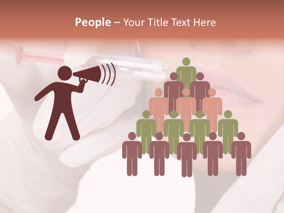 Botox Injection In The Lips PowerPoint Template