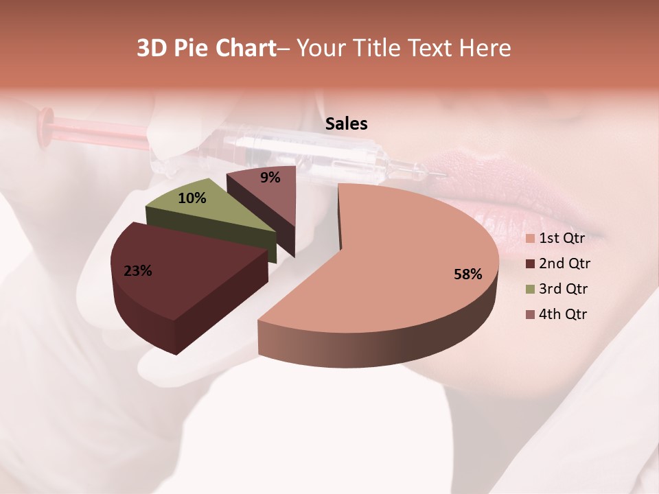 Botox Injection In The Lips PowerPoint Template
